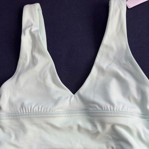 Lululemon Align vneck bra A/b NWT Mint green size 4